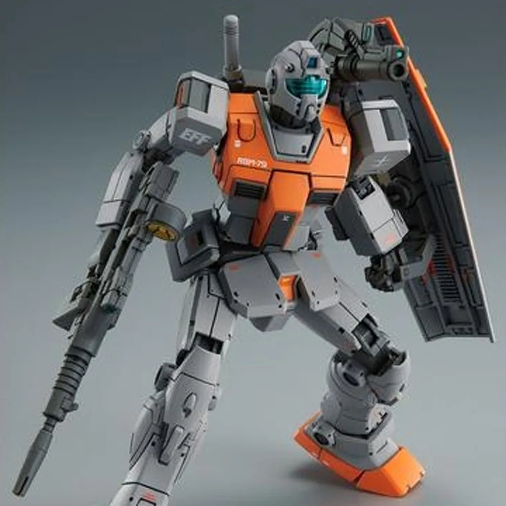 100% أصيلة بانداي HG 1/144 RGM-79 GM (النوع الأمامي المغربي) أنيمي تجميع أطقم منمذجة-لعبة قابلة للجمع والهدايا للأطفال