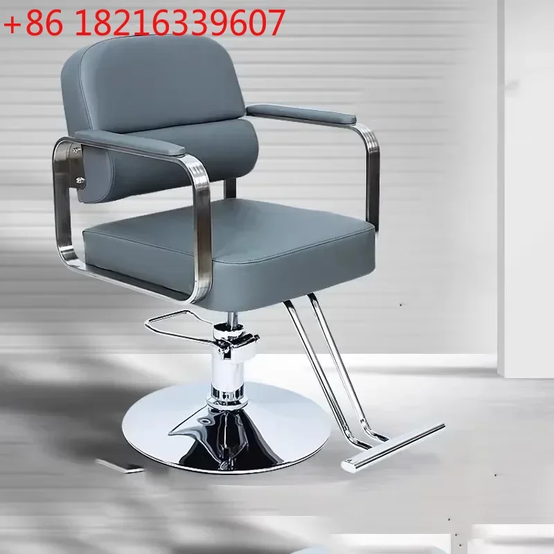 YAO Modern Adults Barber Chair Folding Single Beauty Vintage Barber Chair Comfortable Swivel Cadeira De Cabeleireiro Furni