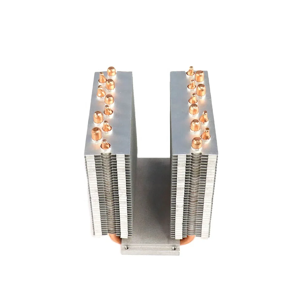 Copper tube radiator twin tower 10 heat pipe computer case cooling heatsink