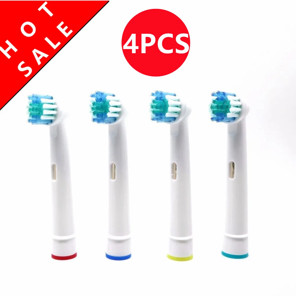 4x wymienne główki do szczoteczki elektrycznej Oral-B Fit Advance Power/Pro Health/Triumph/3D Excel/Vitality Precision Clean