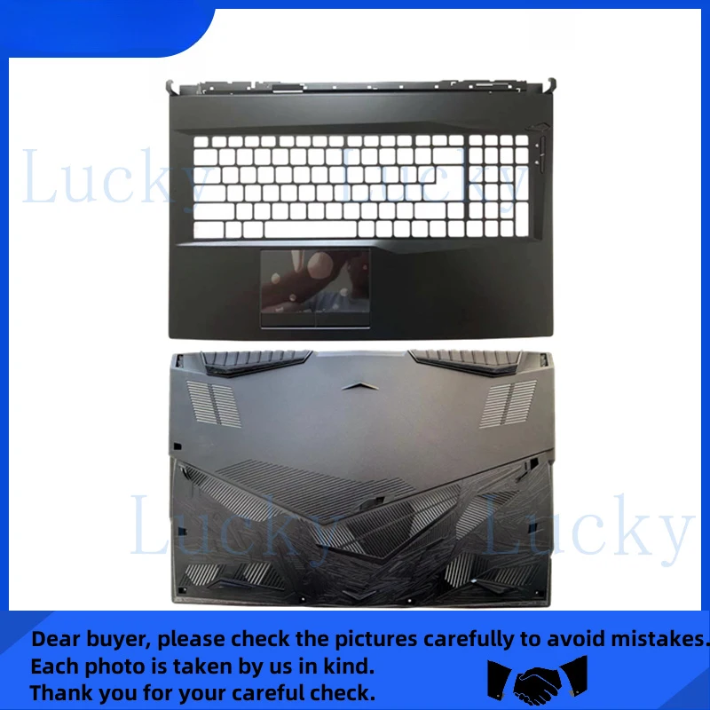 

f New For MSI GL75 9SE 9SD MS-17E2 MS-17E4 Upper Palmrest Cover/ Bottom Case