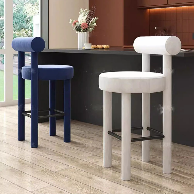 Modern Design Chairs Beauty Salon Chair Wooden Gaming Kitchen Stool Bar Furniture Luxury Cafe Banks Tabouret Stools Comfortable