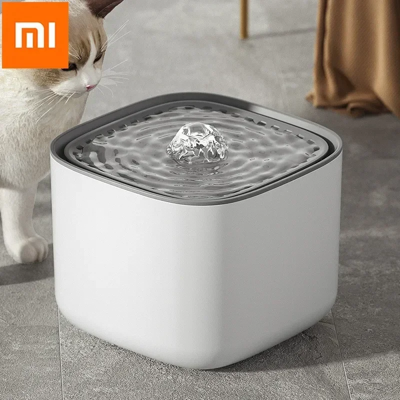 Xiaomi Mijia 3L Cat Water Fountain Auto Recirculate Filter Large Capacity Cat Water Drinker USB Mute Cats Water Dispenser