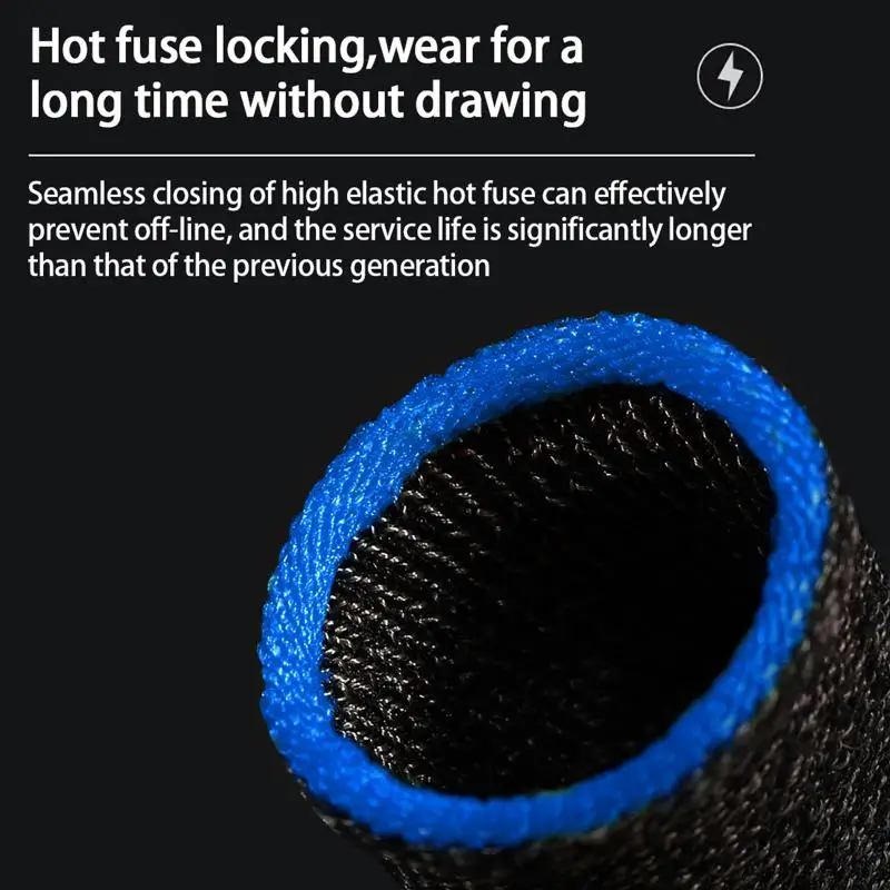 Fingerabdeckung für empfindliche Bedienung, Game-Controller, Sturzprävention, rutschfest, glatte Fingerhülsen für mobile Spiele