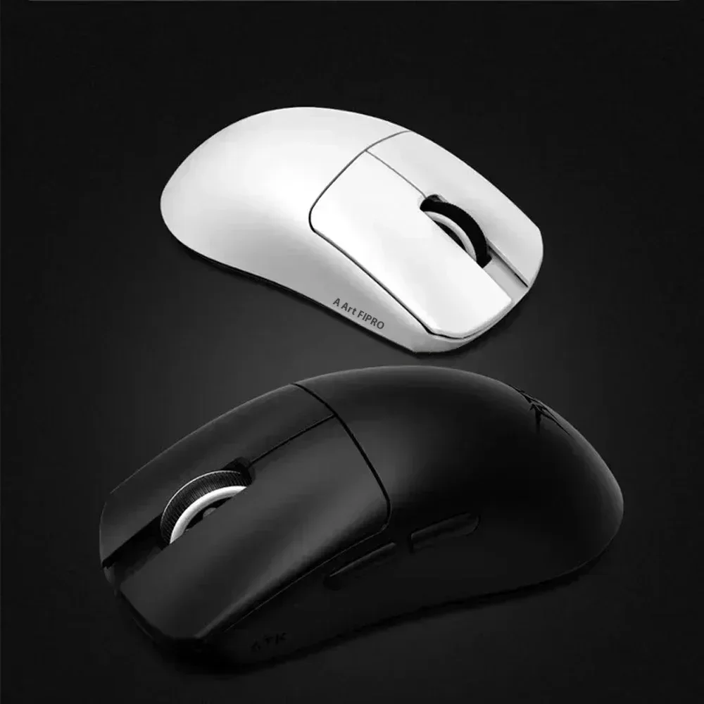 Atk Liekong F1 Pro Max Wireless 8k Dual Mode Mouse  Ultimate Customized Paw3950 Lightweight Mouses Ergonomics Esports Accessory