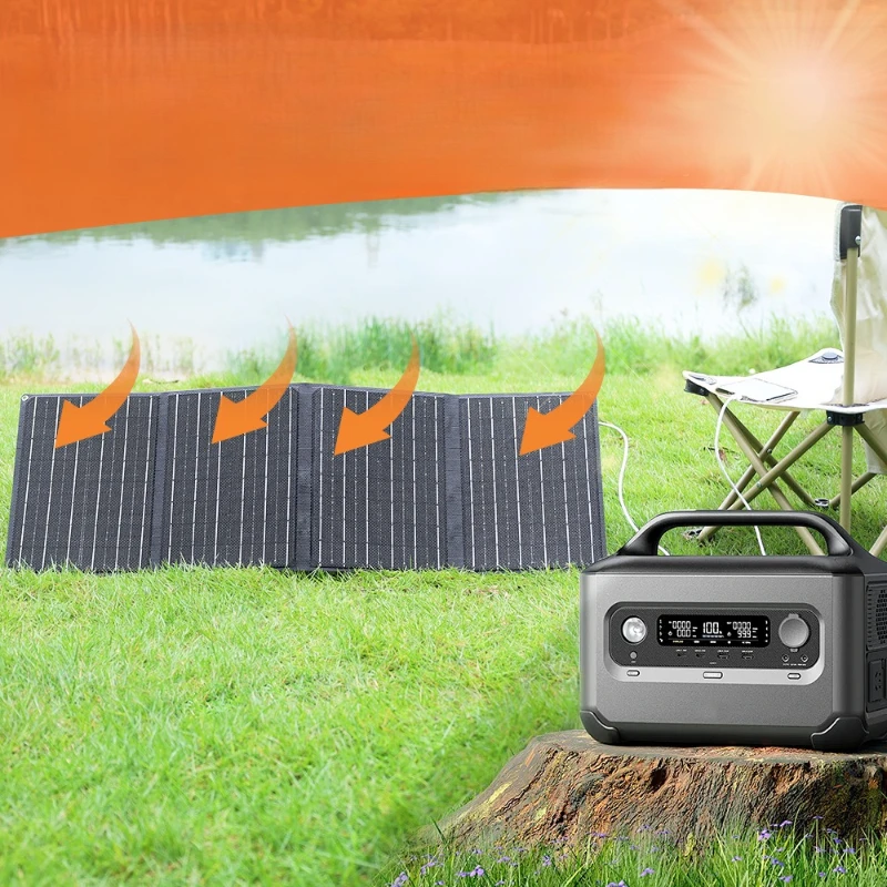 

40W Solar Outdoor Portable Folding Bag Waterproof High Performance Rechargeable