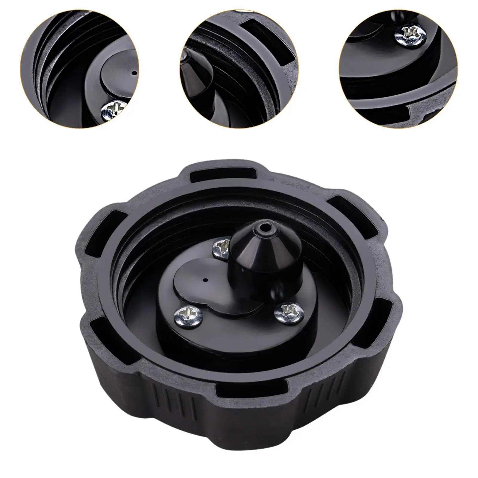 50cc ATV Quad Fuel Tank Cap Durable ABS Plastic Gas Cap Easy Install Replacement for Taotao Coolster 4 Wheeler