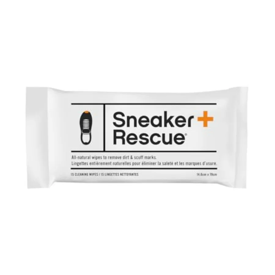 SneakerRescue All-Natural Cleaning Wipes. Remove Dirt, Grass Stains and Mud from Any Type of Athletic Shoe: Tennis shoes, Golf