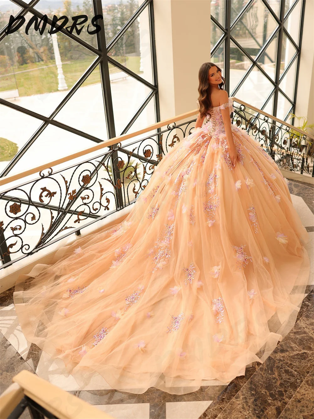 Charming Sweetheart Quinceanera Dress Ball Gown 2024 Graceful Appliques 3D Flower Dress Elegant off-shoulder Gown 16 Party Gown