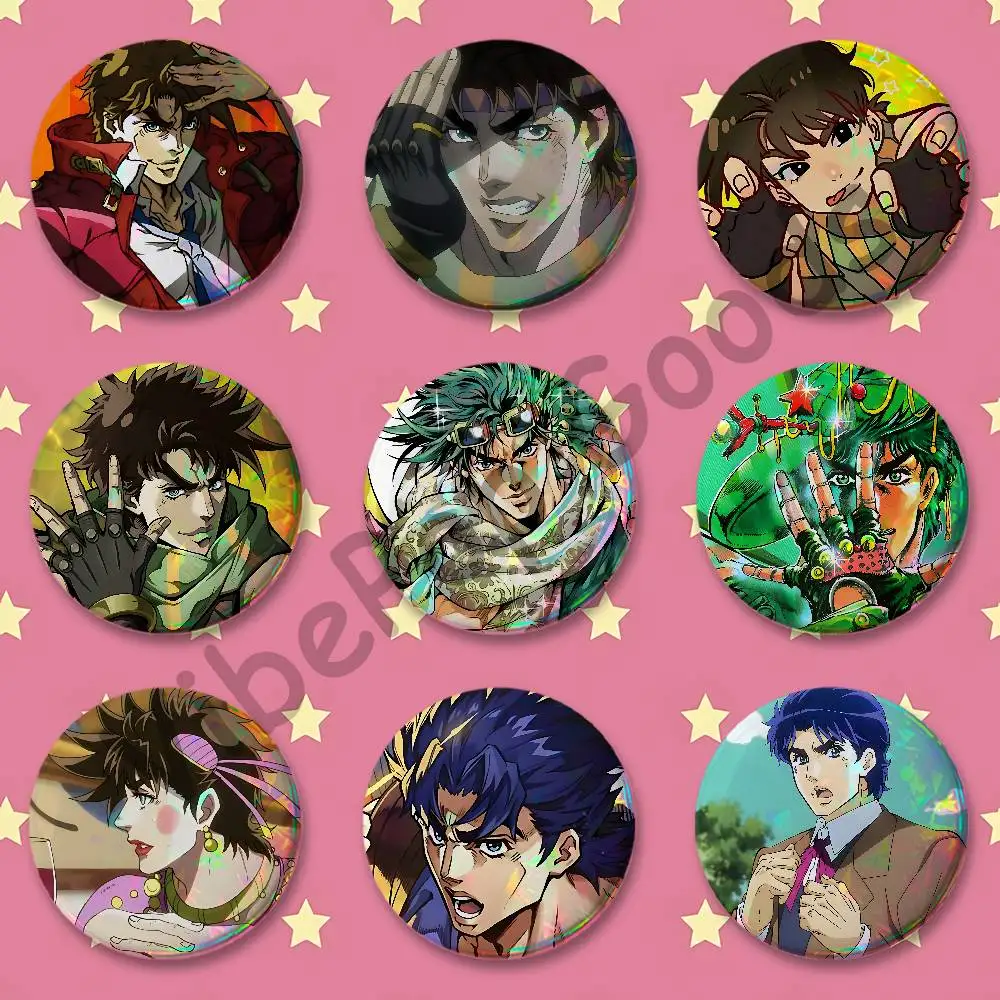J-Joseph J-Joestar J-JoJoS Artist Alley Fan-made Merch Custom Badges 75mm 44mm 25mm 32mm 58mm Collect Gifts Large