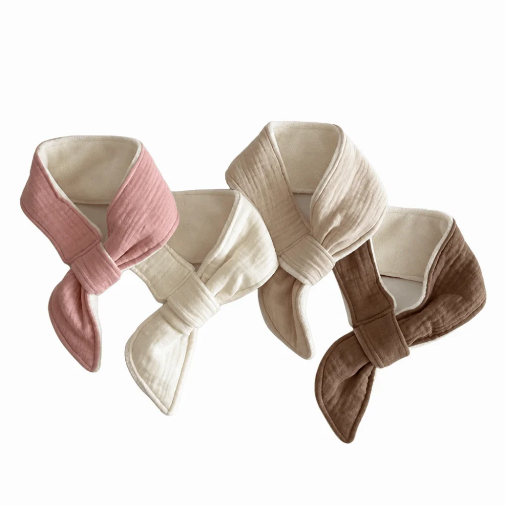 Fashion Cotton Winter Kids Scarf Warm Anti-Cold Pull-up Neck Warmer Neck Protection Thick Baby Toddler Scarf for Baby Boys Girls