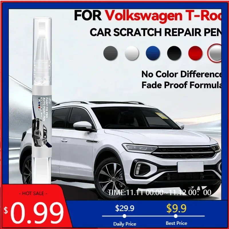 

Vehicle Dedicated Exclusive For Volkswagen T-Roc 2017-2025 A1 Paint Repair Brush Touch Up Scratch Remover DIY Auto Accessories B
