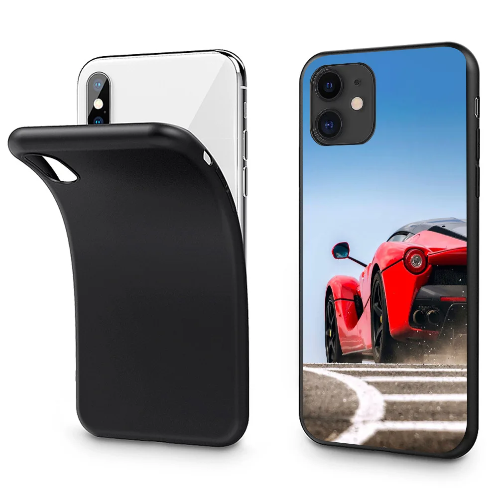 Apply iPhone15 new personality men's mobile phone case racing car sports car mobile phone case hipster.