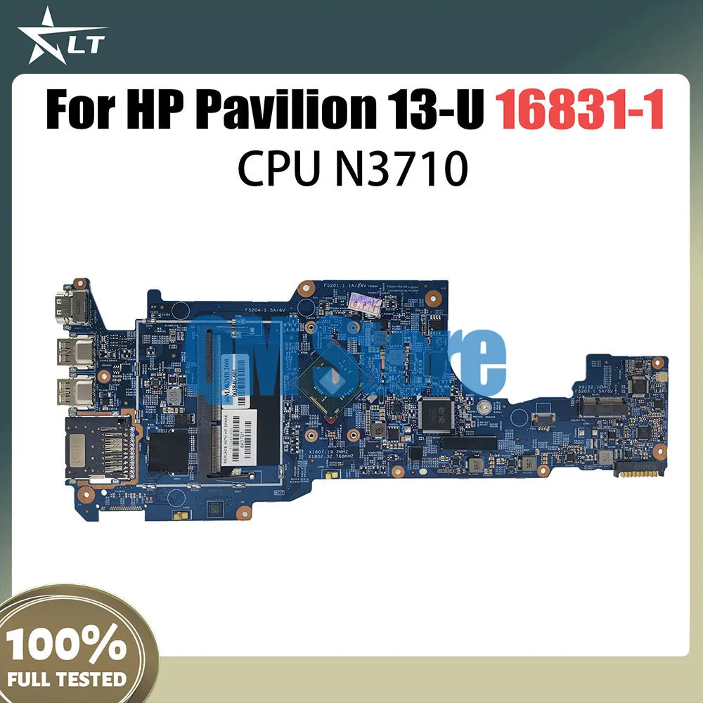 

Mainboard For HP Pavilion 13-U Laptop Motherboard 16831-1 With N3710 CPU N3710GM 100% Fully Tested