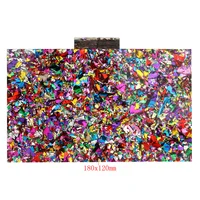 Acrylic Luxury Chain Handbag For Women Box Clutch Evening Bags Party Shoulder Crossbody Bags Dinner Dress Purses Festival Gifts 7