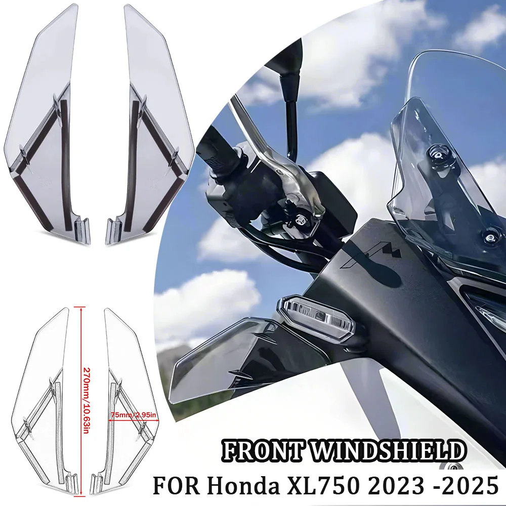 

New Motorcycle Windshield Side Deflector Wind Deflector Accessories For Honda XL750 Transalp 2023 2024 2025