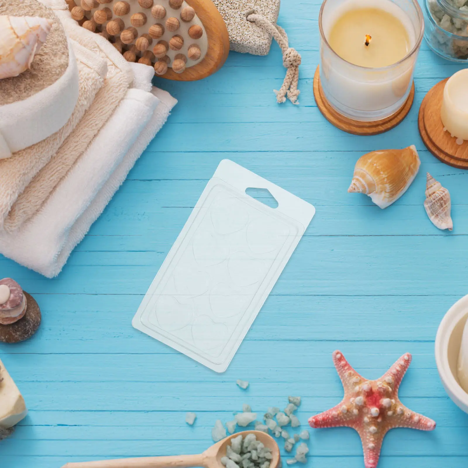 

20 шт. прозрачных пластиковых форм-раскладушек для восковых тарталеток, 8 ячеек, для упаковки восковых тарталеток, для домашнего использования и оптовых продаж