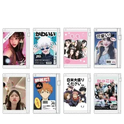 3 inch Pvc Photocard Holder Cartoon Ita Bag Pins Badge Protector Case Anime Keychain Card Holder Decoration Bag birthday gift