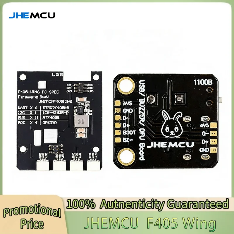 

JHEMCU F405 Wing INAV Flight Controller Built-in Barometer Gyroscope OSD Blackbox BEC for RC Airplane Fixed-Wing Drone