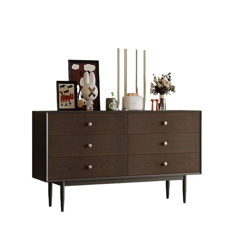 

Medieval style, solid wood, side cabinet, living room, household, storage, entrance