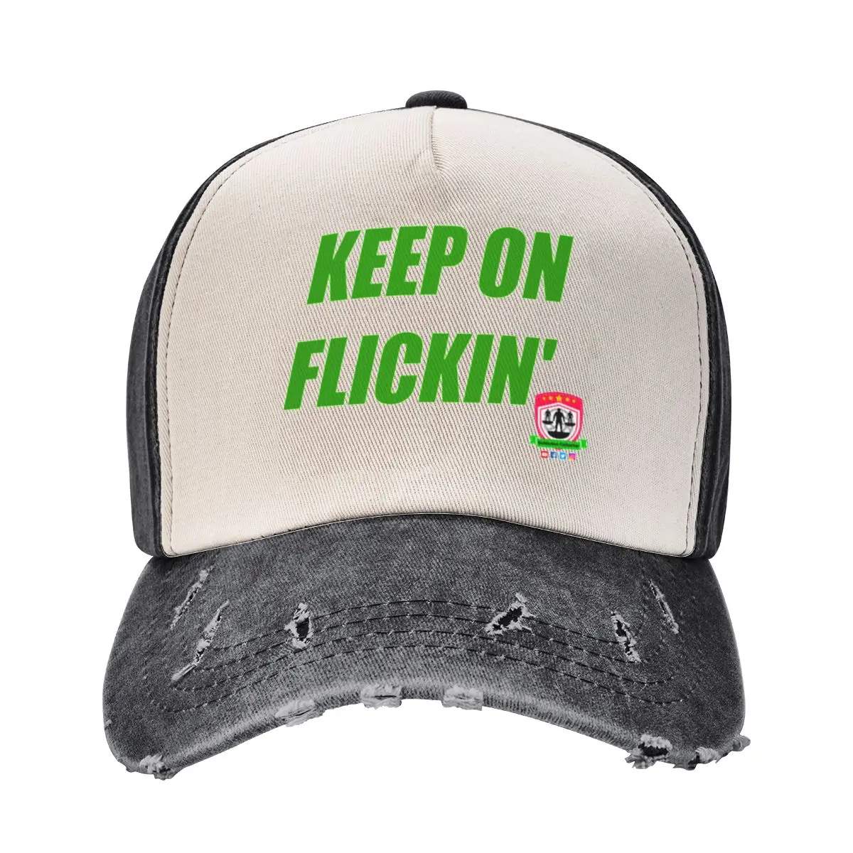 

Keep on Flickin' Baseball Cap Luxury Cap birthday hiking hat Golf Men Women's