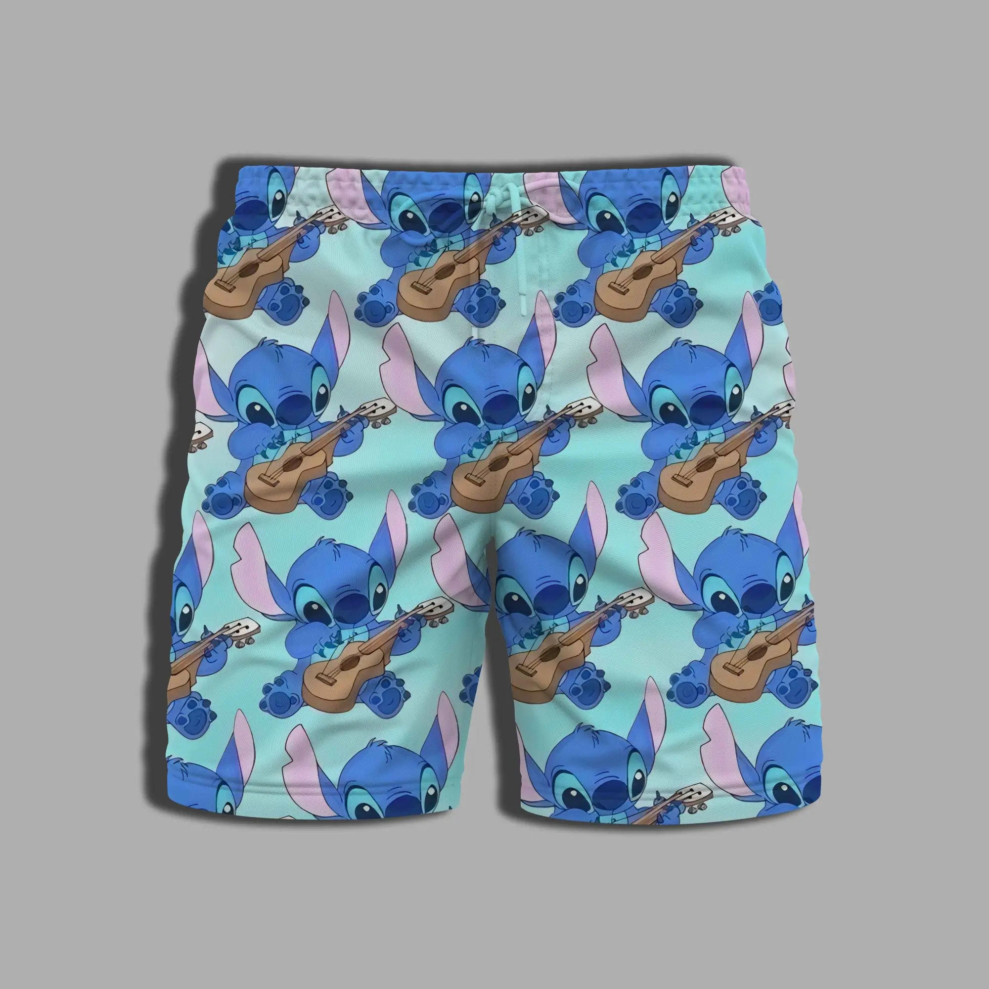 

Male Shorts for Women Pants Printing Men Swimsuit Beach Wear Gym Summer Disney Men's Clothing Bathing Suit Man Stitch Whole Swim
