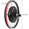 20 インチ電動自転車後輪変換キット 48V 1000W ブラシレス歯付きモーターハブ LCD ディスプレイ付き 20 インチ自転車 E-バイク用 4