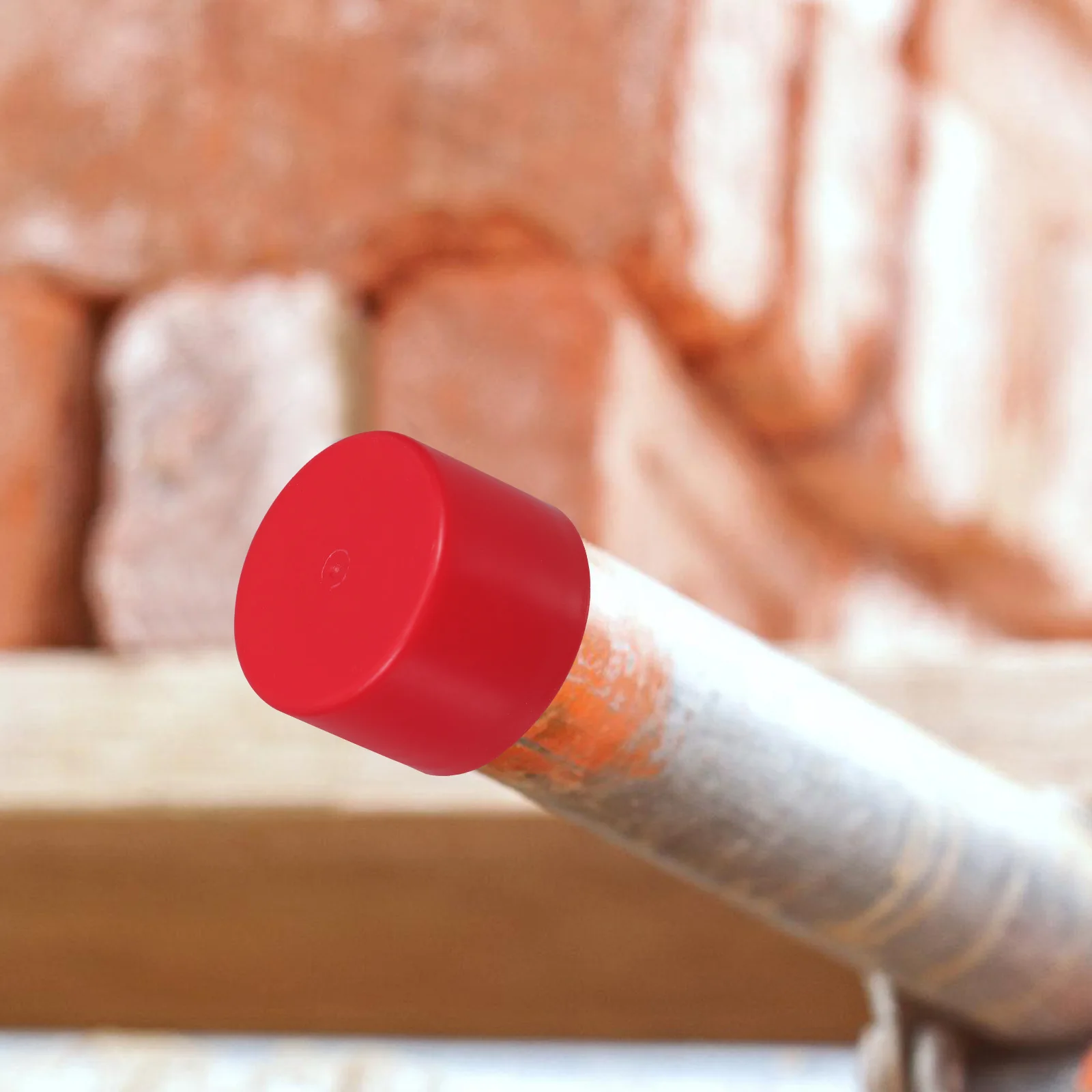 

10 Pcs Steel Pipe Scaffolding Sleeve Protective Protectors For Steel Tube Plastic End Caps For Steel Pipe Anti-Slip Round Tube