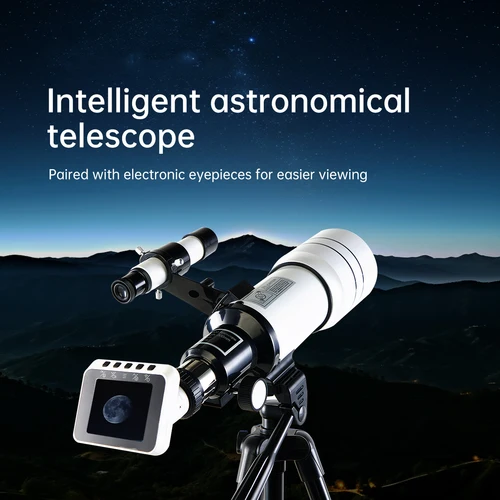 Imagen 1 del producto Telescopio astronómico profesional 30070, ocular electrónico Monocular de 70MM de gran apertura para observar estrellas y observación de aves