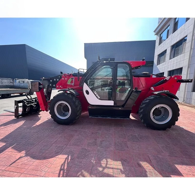 Customized 13000KG Telescopic Forklift Telehandler 4 Ton With Zoom Boom