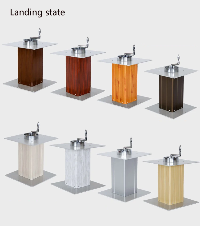 Imagem -04 - Plataforma de Levantamento Manual do Elevador da Liga de Alumínio do Rolamento 60kg da Tabela de Tatami 3168 3684 2555 28.5-62 3475 42100cm Ajustada Livremente