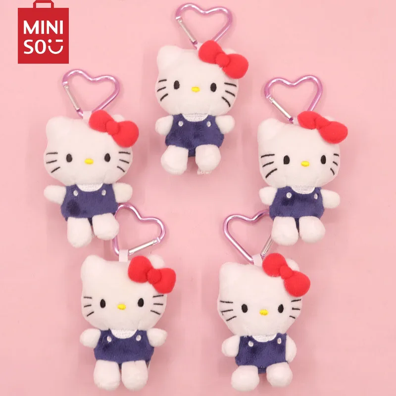 

Sanrio Anime Hello Kitty Key Chain Kawaii Action Figure Key Chain Car Pendant Bag Accessories Young Girls Plush Toys Kids Gift