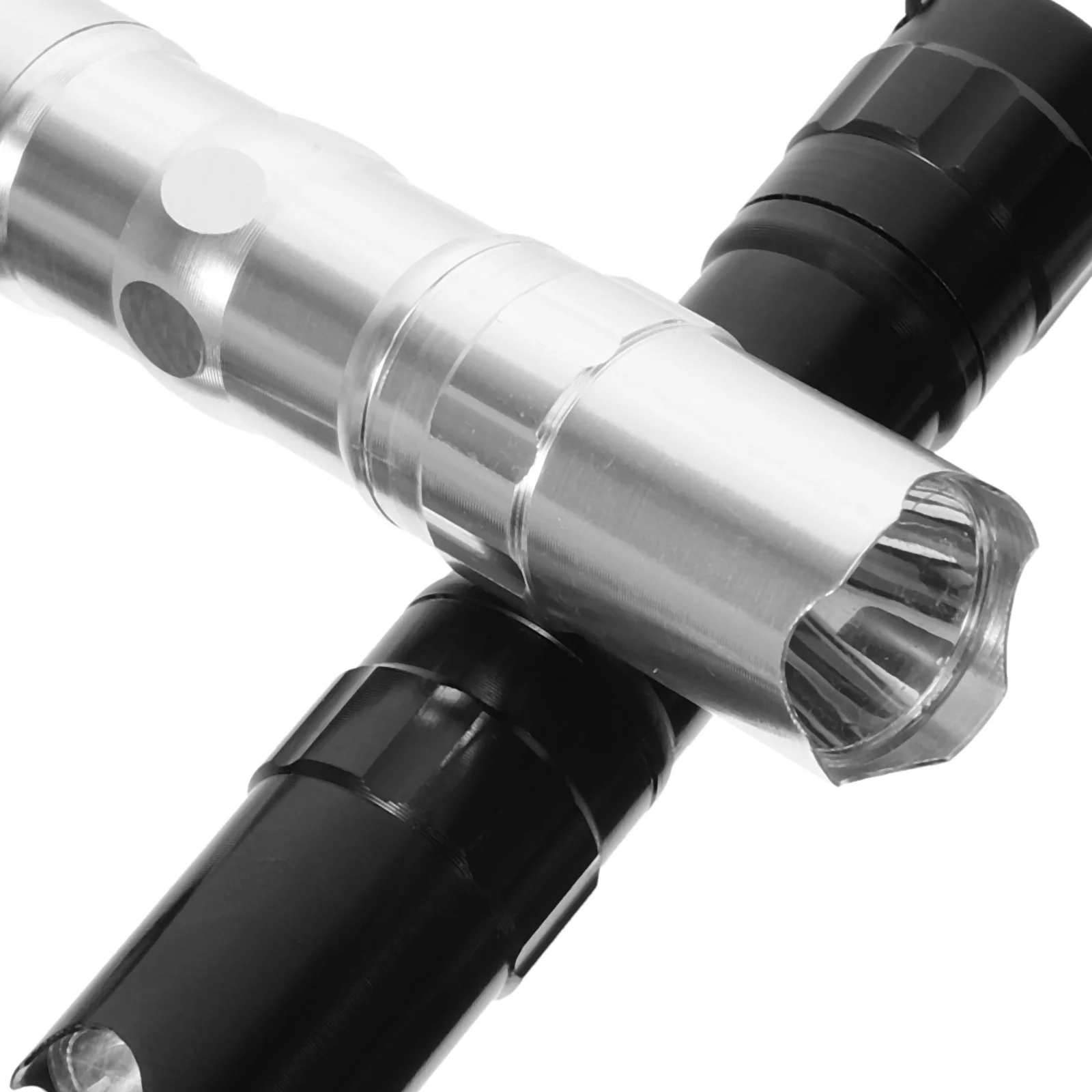 

2Pcs LED Strong Torch Portable Aluminum Alloy Flashlight Small Ring Lanyard Waterproof Outdoor Camping Hiking Powered