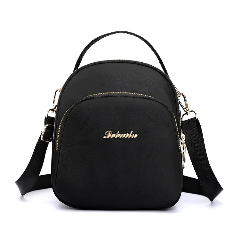 Women Casual Three-Purpose Shoulder Bag, New Crossbody bag, Multi-Layer Mini Backpack, Fashionable Portable Backpack