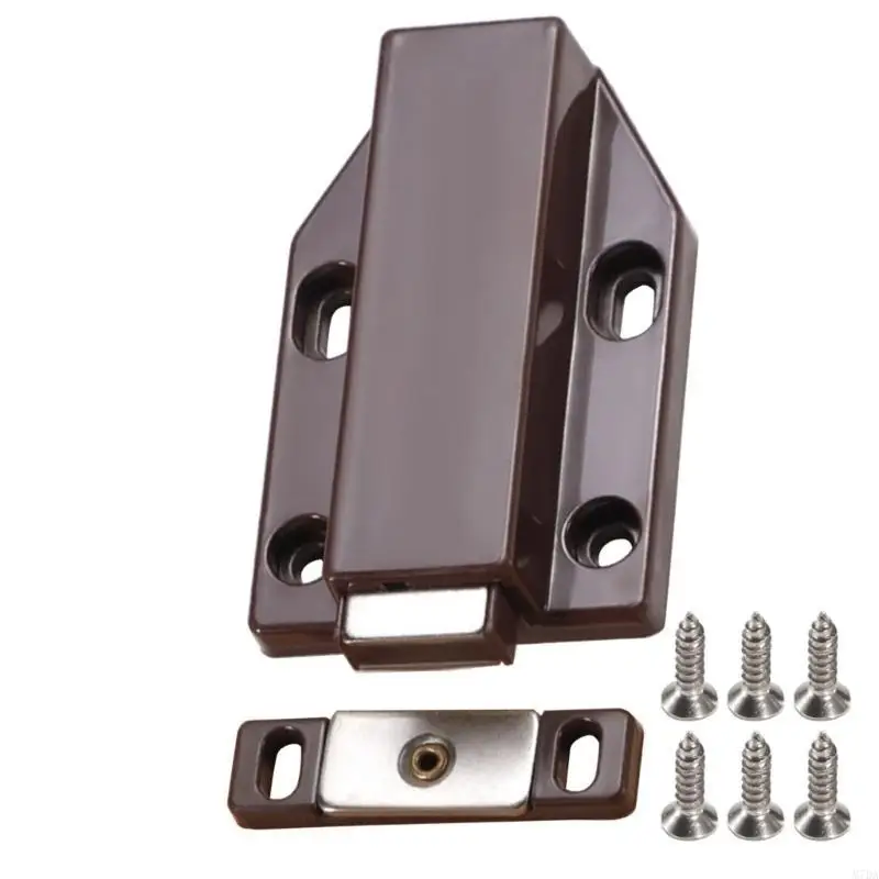 M7DA Push magnetico per aprire chiusure della porta armadio con viti impostare l'installazione fissa a 4 fori per liscia