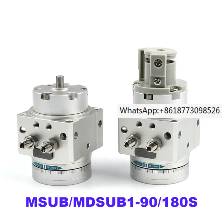 

MSUB Rotary Cylinder MDSUB1-180/90 MSUB1-90/180S 90 180 Degree Single Vane Robot Gripper Swing Table Rotating Actuator