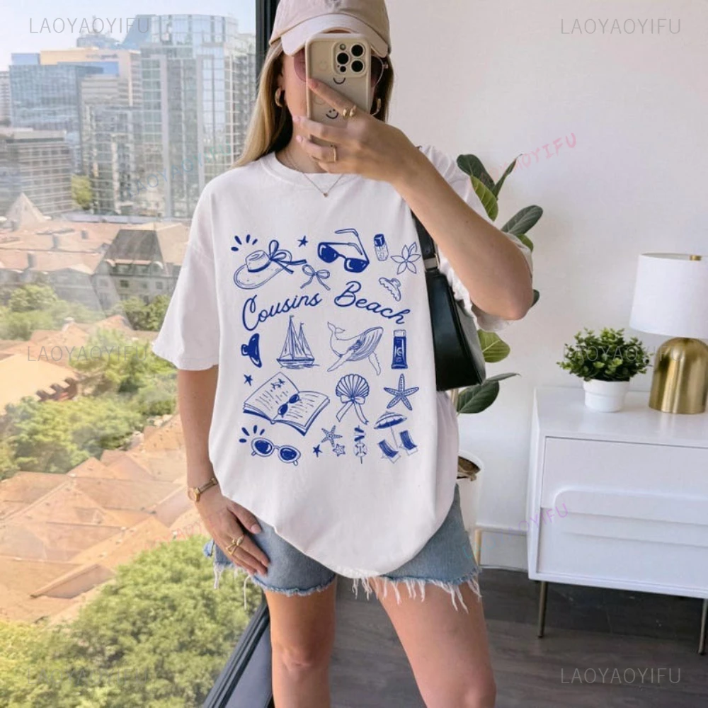

Vintage Movie The Summer I Turned Pretty T-shirt Cousins Beach We Will Always Have Summer Woman Man Graphic T Shirts Streetwear