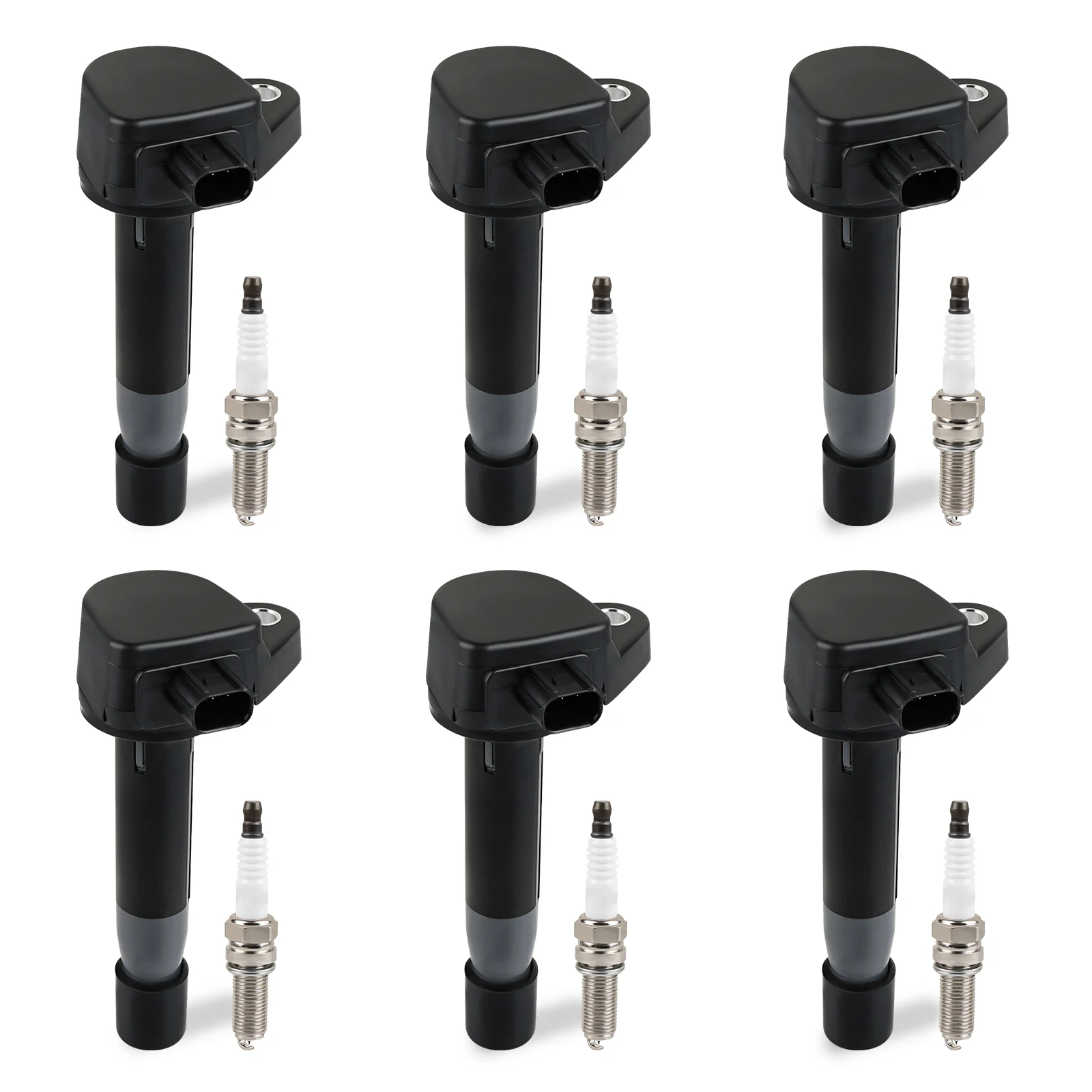 

6 шт. UF603 катушка зажигания 30520R70A01 для Honda Odyssey 1999-2024 Pilot 2003-2024 Ridgeline 2006-2024 Acura 2007-2018 3,5 л 3,7 л