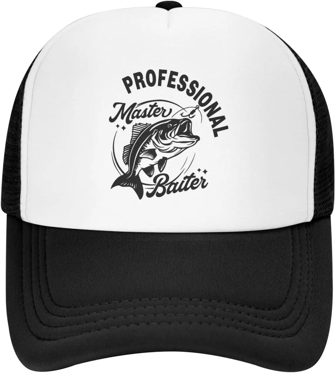 

Professional Master Baiter Hat Funny Gifts Trucker Hats for Women and Men Summer Mesh Baseball Cap Adjustable Snapback