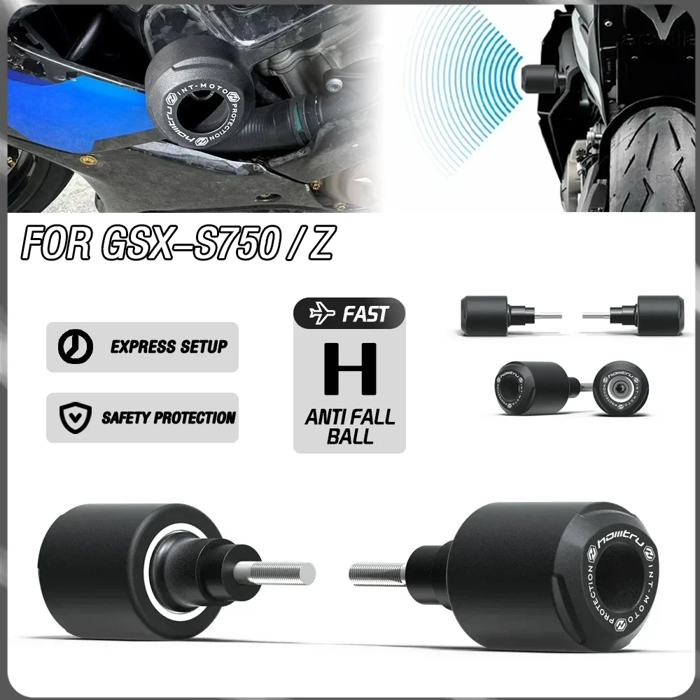 For Suzuki GSX-S750 2017-2021 / GSX-S750Z 2018-2025 off-road vehicle accessories frame fork axle slider engine protection rod