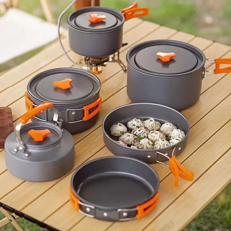 camping-kitchen-cookware-portable-mountaineering-survival-family-party-non-stick-pan-set-tool-beach-tourist-nature-hike-tools
