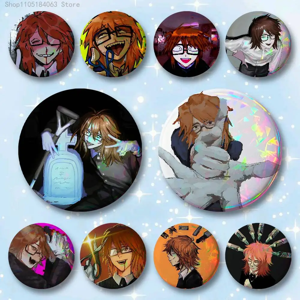 R-Randal I-Ivory R-Ranfren Badges 25 32 44 58 75 mm Round Cosplay Pin Bag Decor Fans Collect Friends Gifts Brooch Souvenir