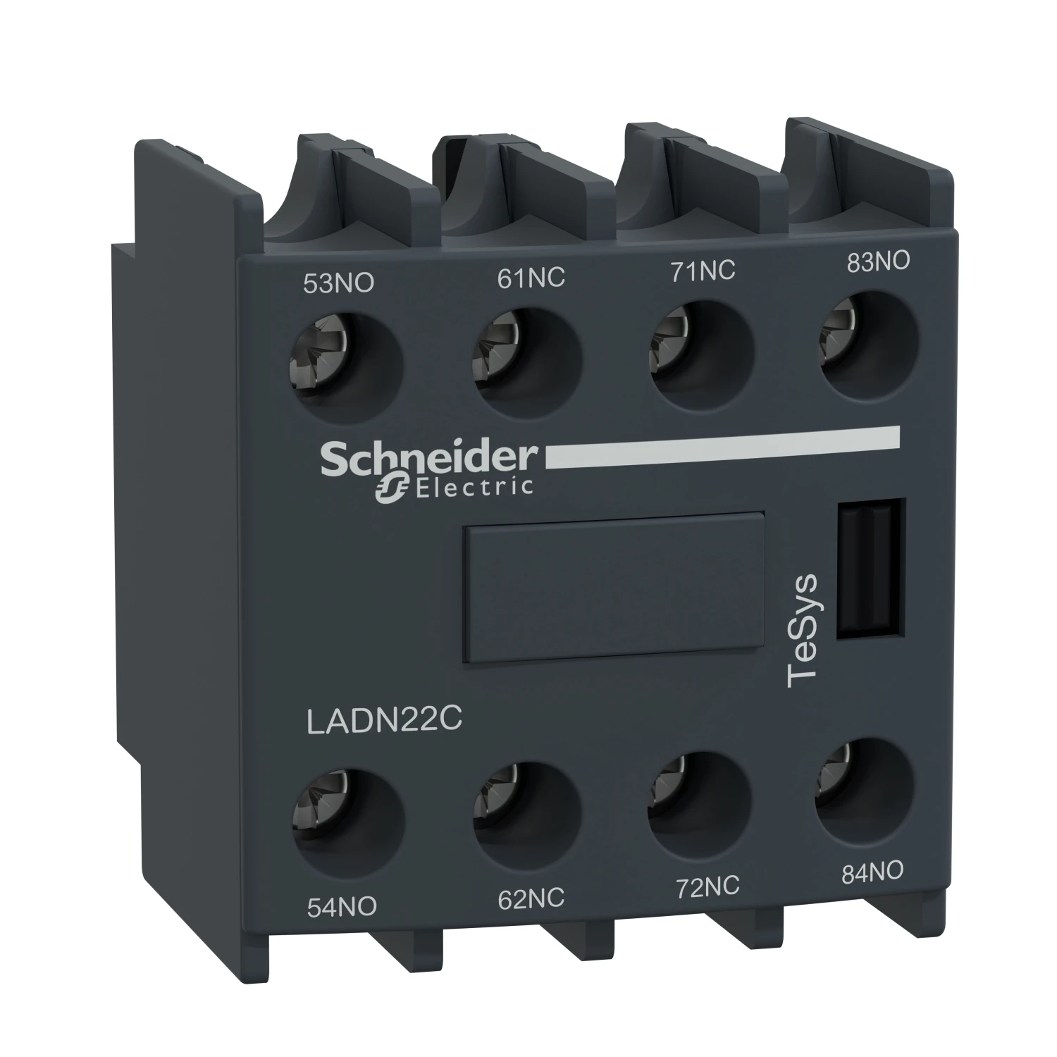 LAD-N22C LADN22C LADN22 Auxiliary contact block, TeSys D, 2NO + 2NC, front mounting, screw terminals