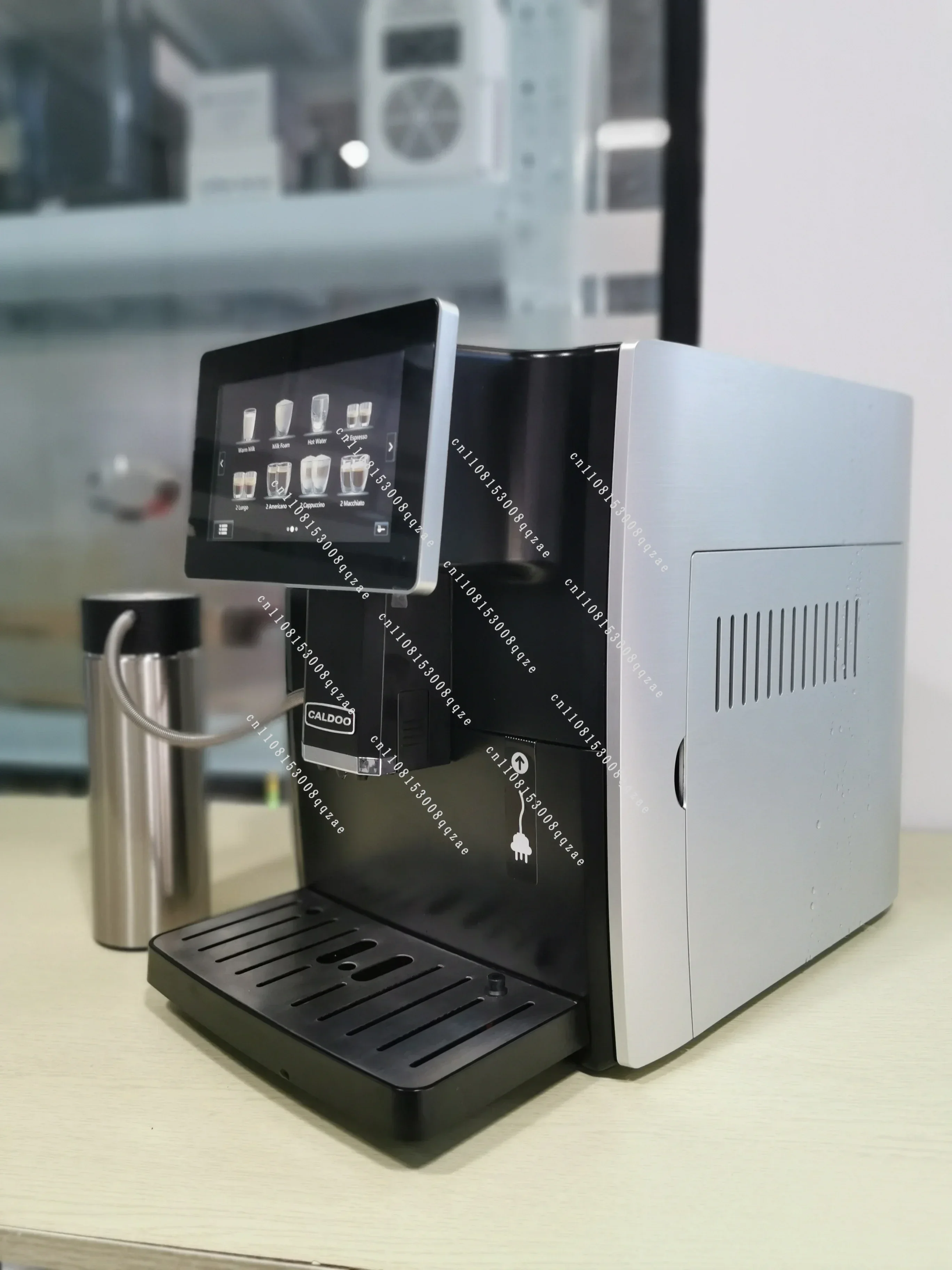 Fully Automatic Commercial HOT Coffee Machine  Full Touch Visual Screen Electric Smart Coffee Machine
