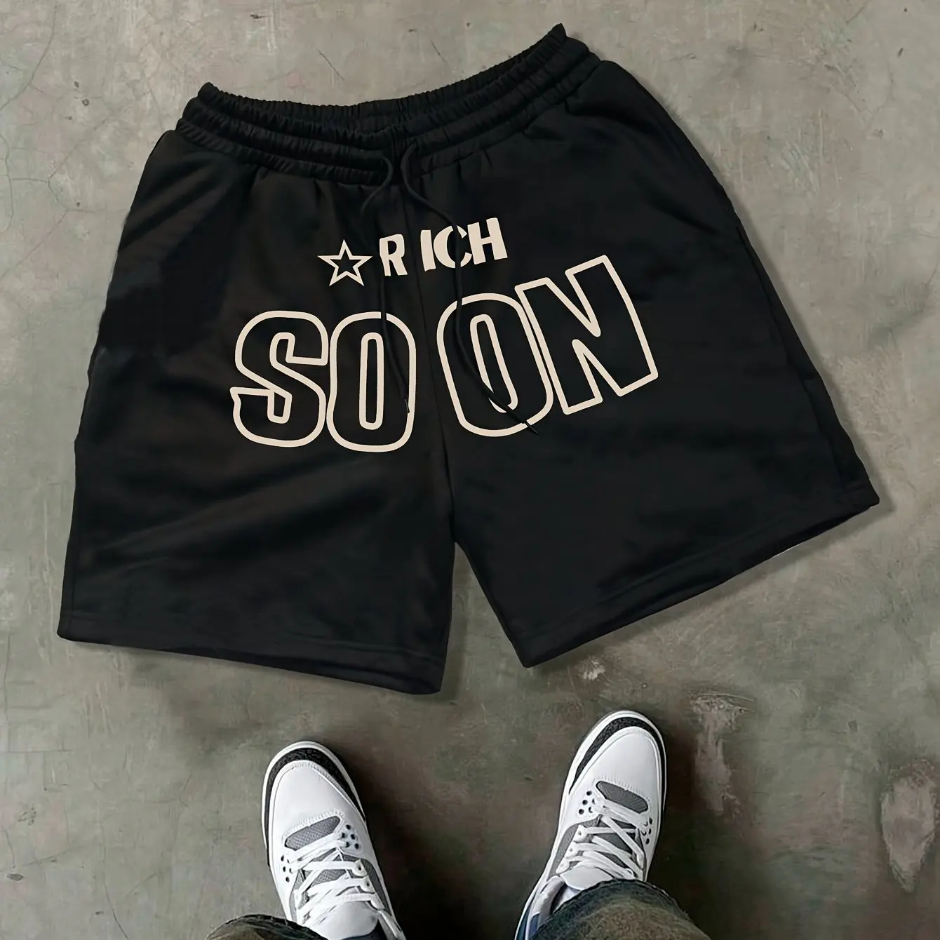 

Мужские повседневные шорты для бега и баскетбола с принтом в виде букв, дышащие и стильные, для лета