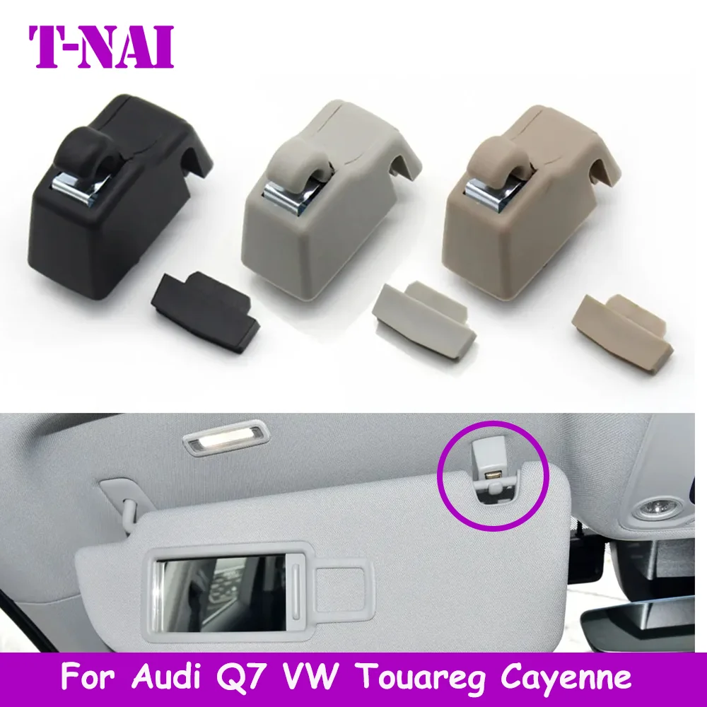 1PCS Car Sun Visor Support Retainer Clip Holder Hook Bracket For VW Touareg Audi Q7 Porsche Cayenne 4L0859561 4L0859562