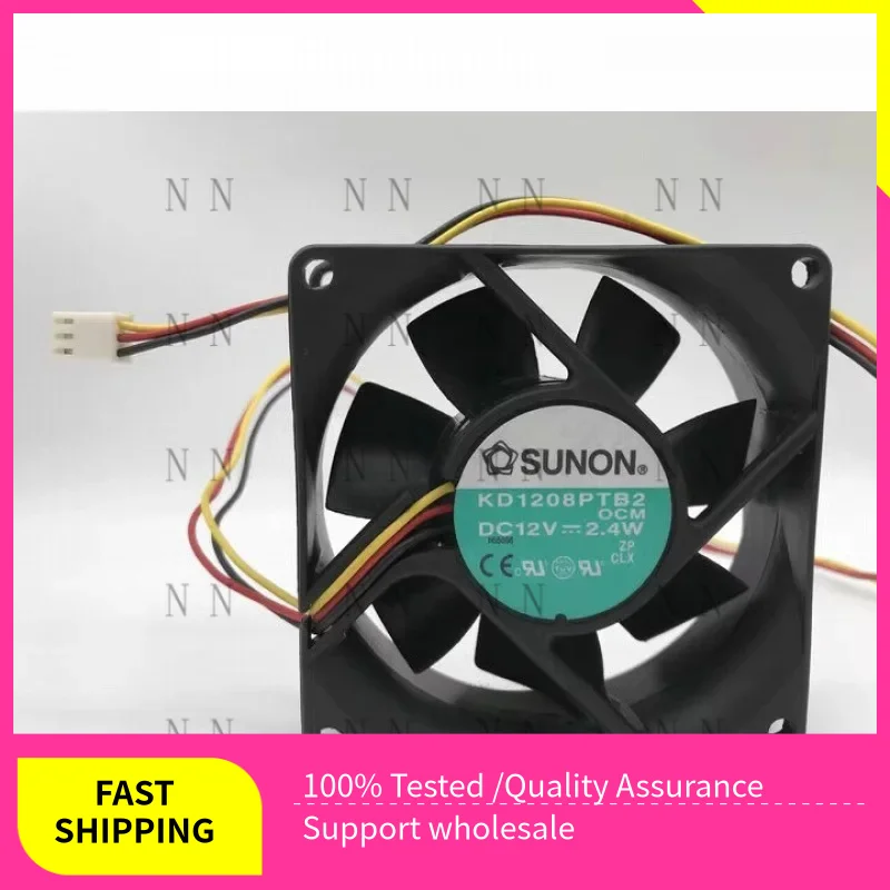 WEP  NEW FOR SUNON 8025 KD1208PTB2 DC12V 2.4W Cooling fan