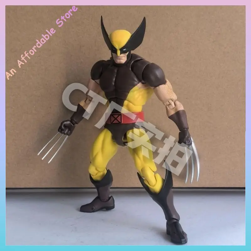 متوفر في المخزون Ct Toys Mafex 138 إصدار مانغا ولفيرين شخصية الحركة كو لوجان فستان المعركة البني مارفل موديل محمول باليد