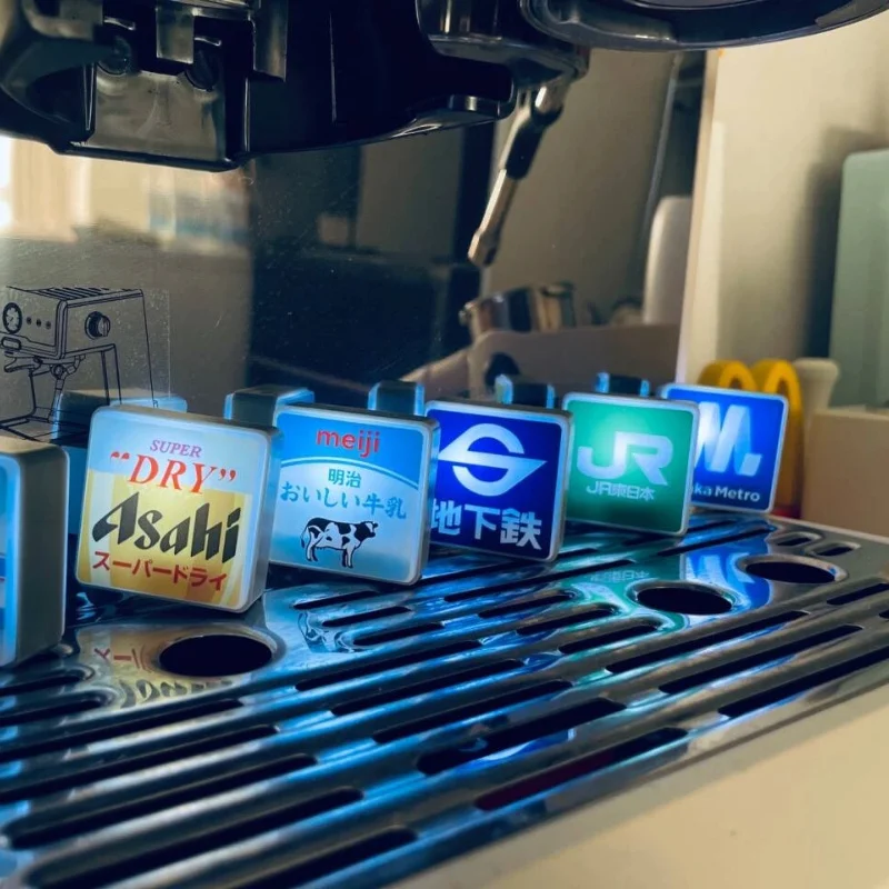 مغناطيس الثلاجة، مغناطيس الثلاجة المغناطيسي لمحطة مترو الأنفاق علامات في طوكيو وأوساكا واليابان، كهدية وهدايا