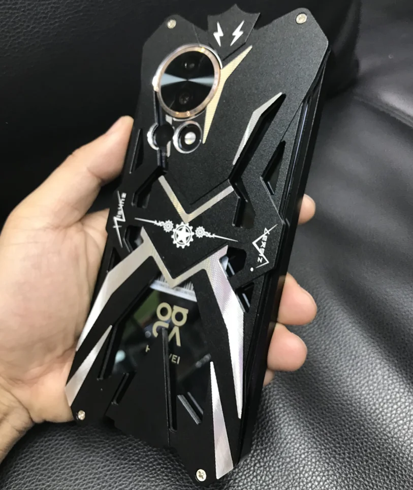 Powerful Shockproof Metal Armor Case For Huawei Nova 12 Pro , Nova 12 Ultra , Nova 12 Lite ,12 Aluminum Cases Cover Bumper Coque image 4